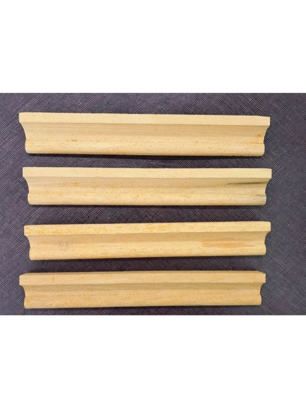 Vintage Scrabble Tile Racks Holder Wood Original Set Of 4 Game Replacement Craft
